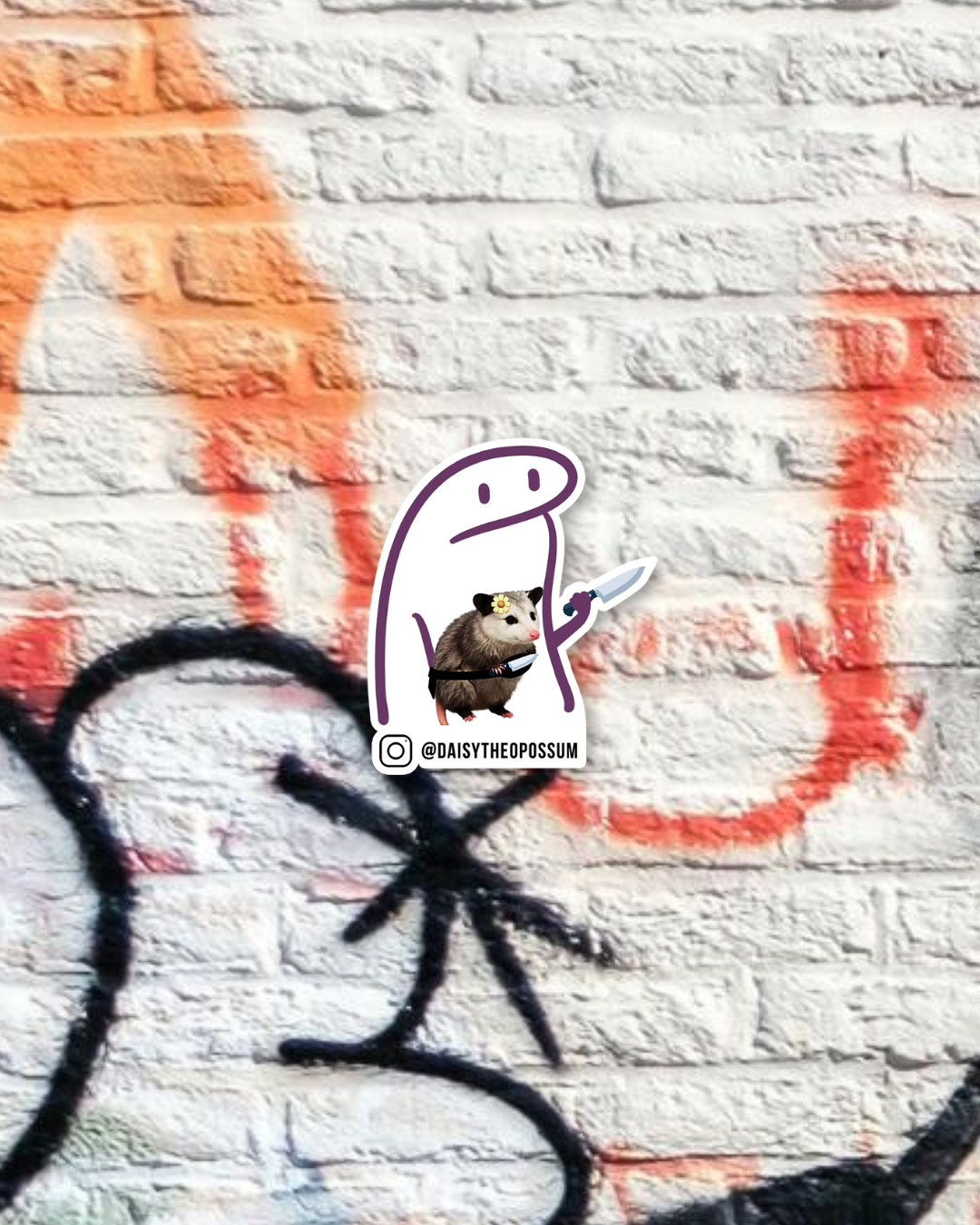 Daisy X Mr.Violence Collab Sticker