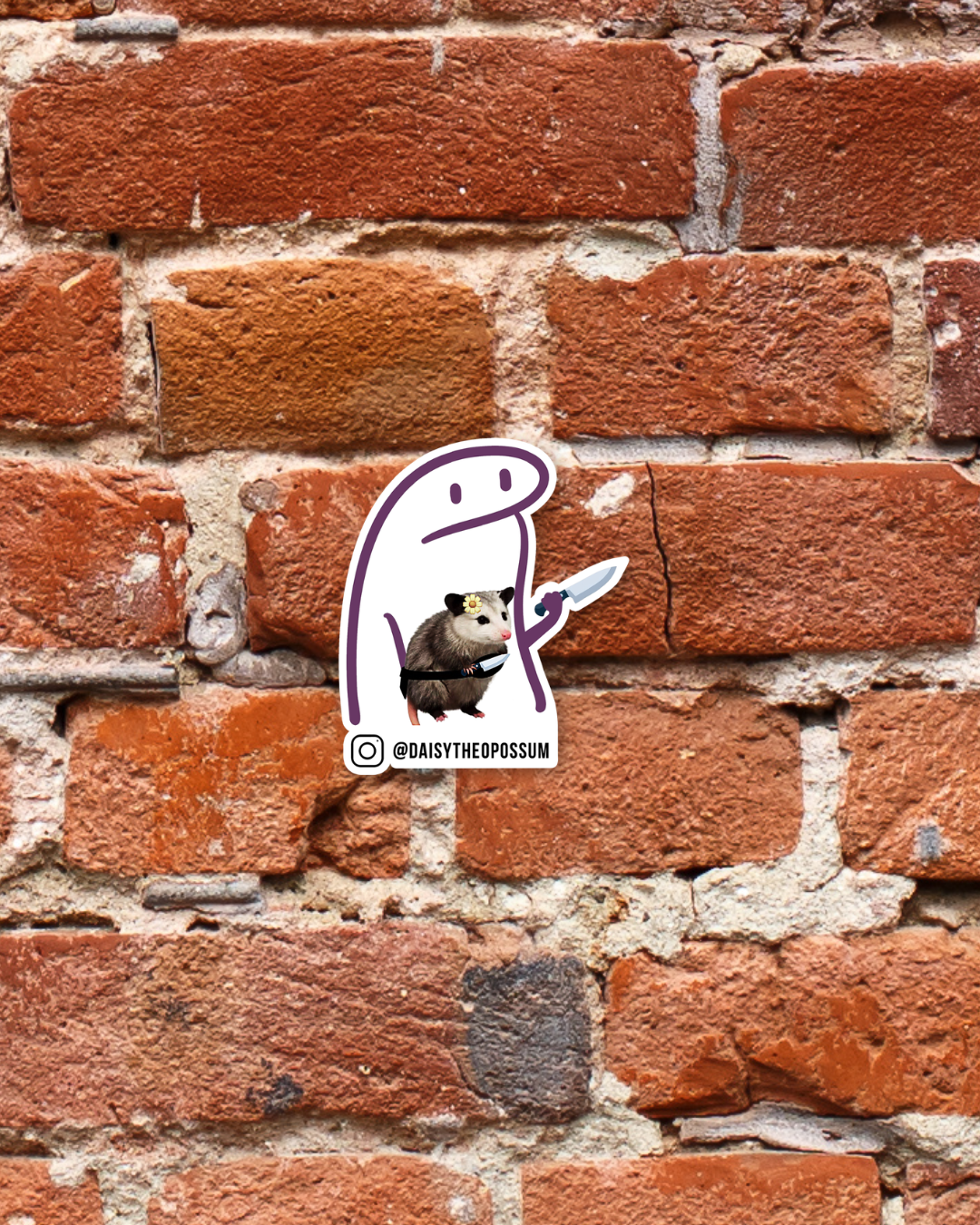 Daisy X Mr.Violence Collab Sticker