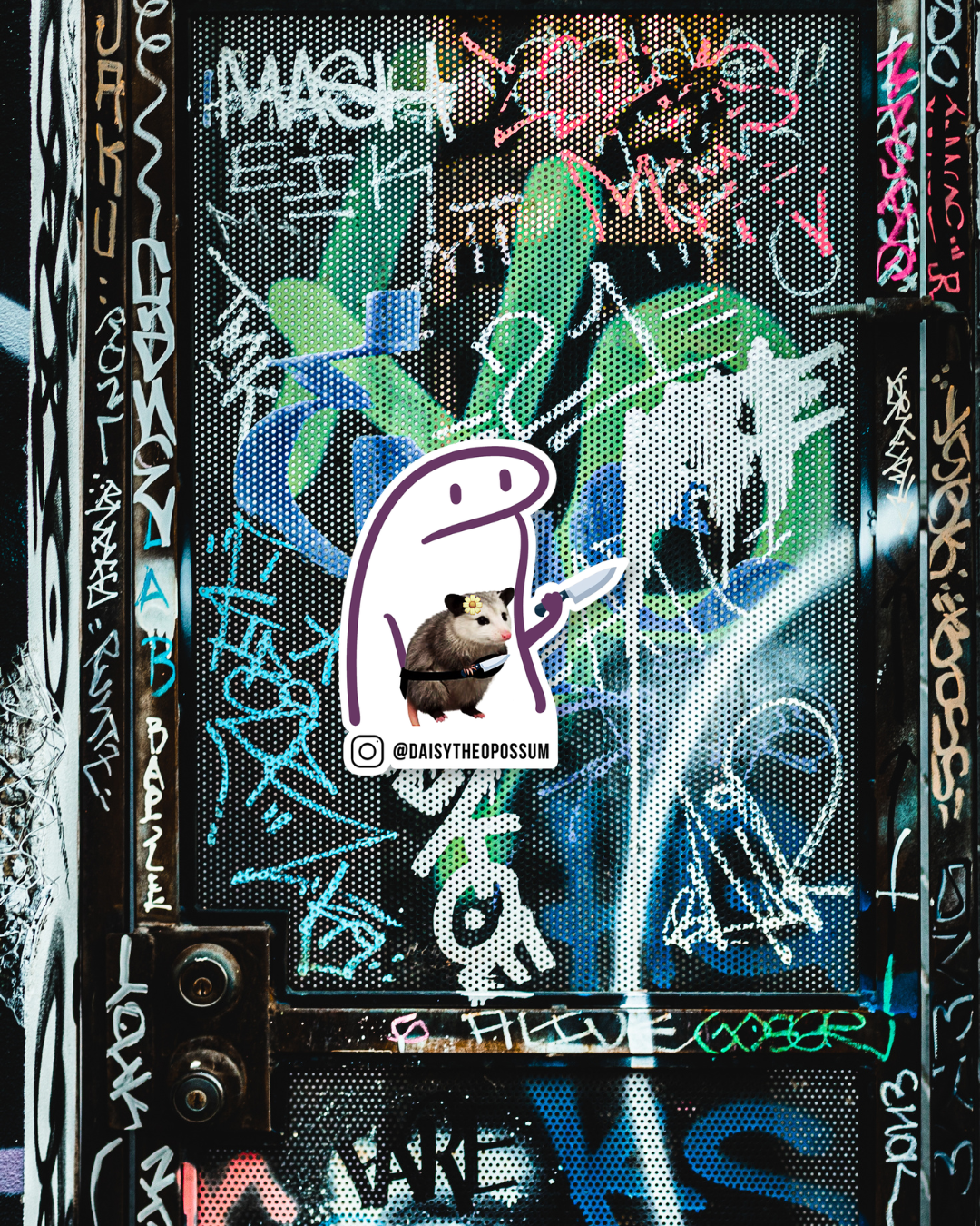 Daisy X Mr.Violence Collab Sticker