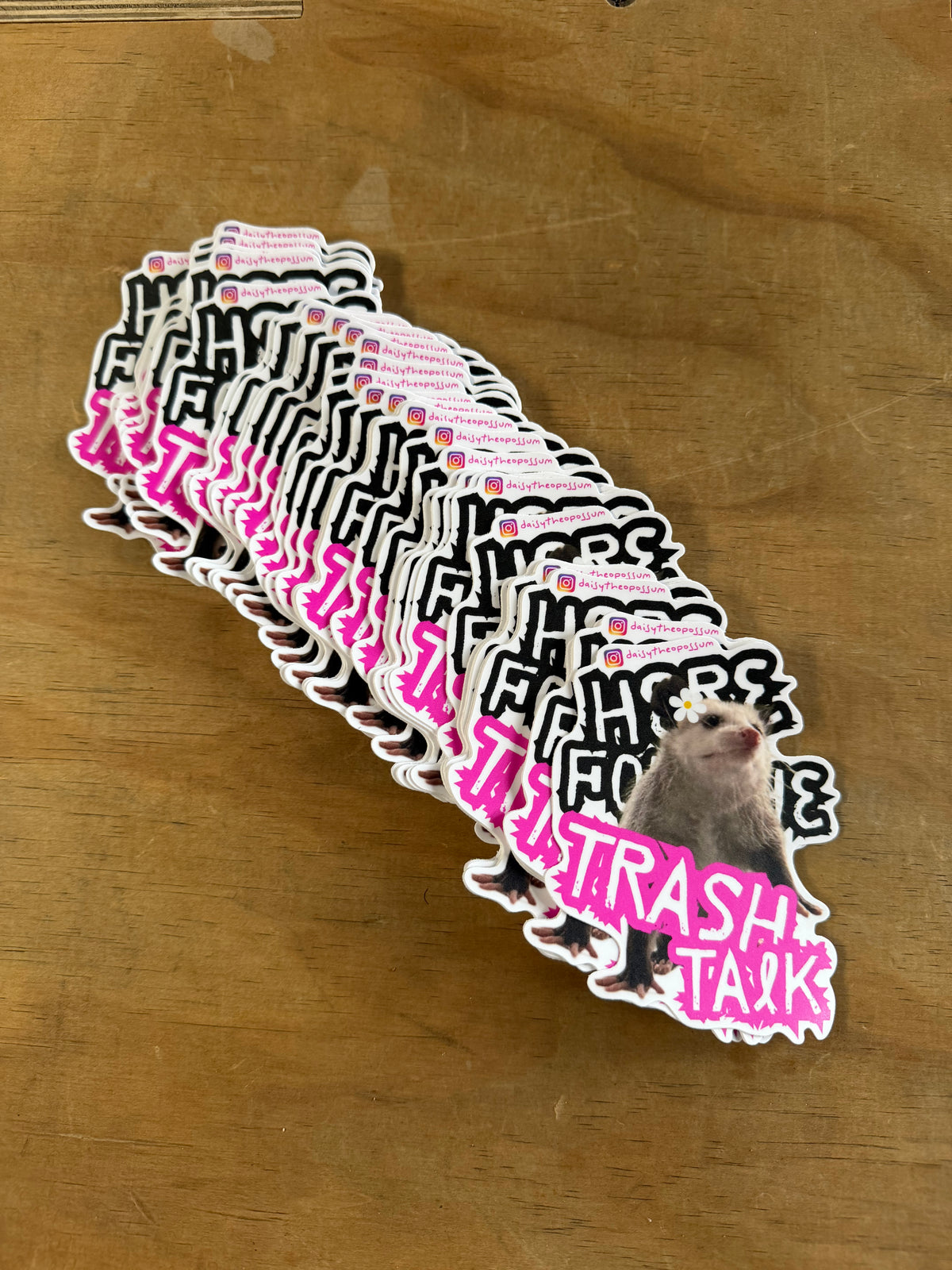 Daisy x Mr. Violence Trash Talk Sticker