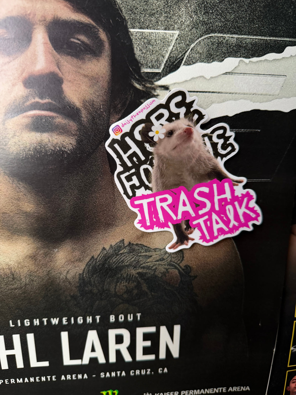 Daisy x Mr. Violence Trash Talk Sticker