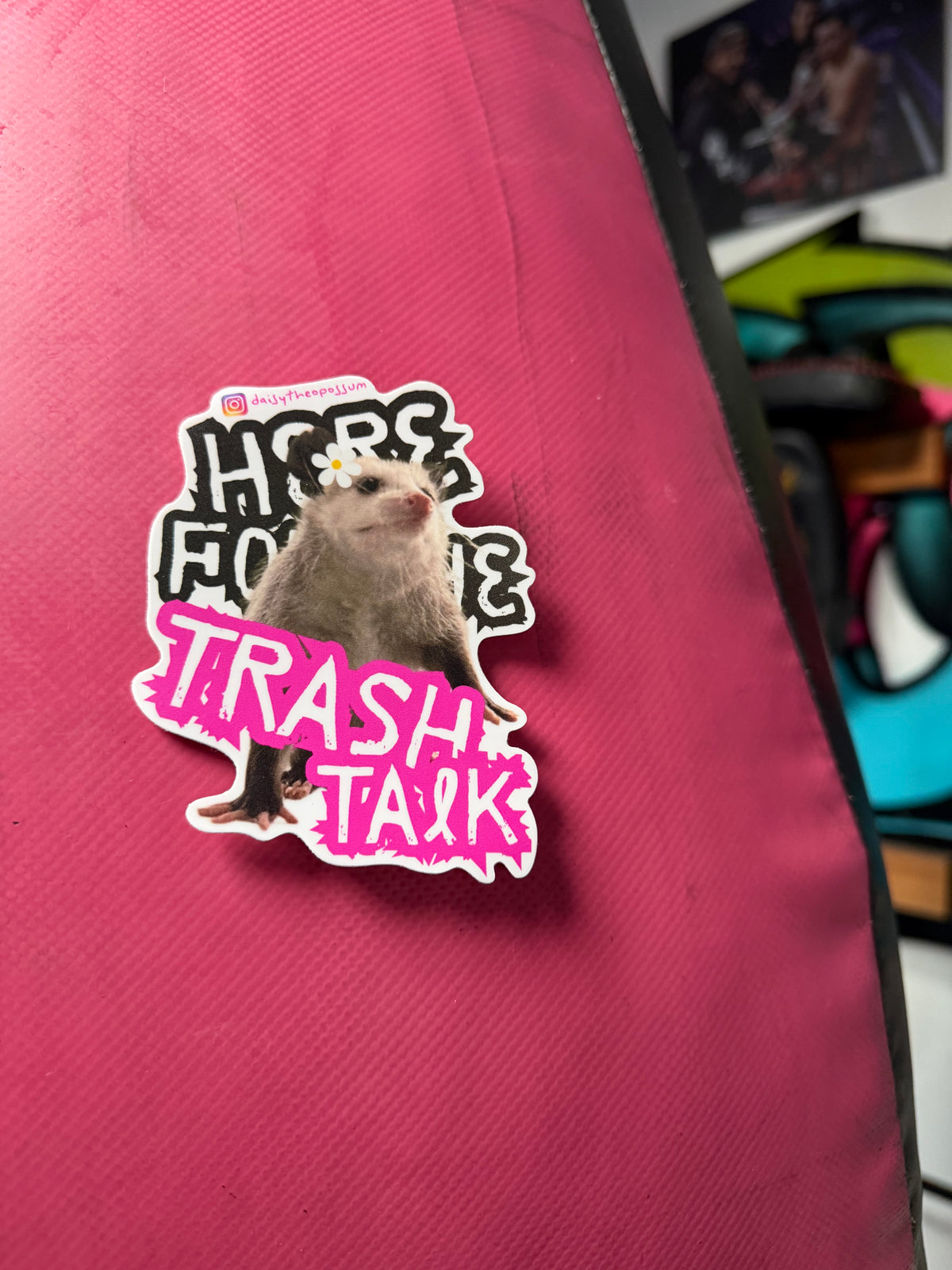 Daisy x Mr. Violence Trash Talk Sticker